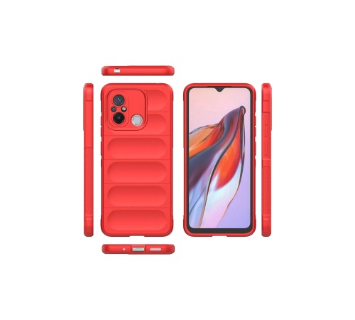 Xiaomi Redmi 12C Kılıf Optimum Silikon - Kırmızı Xiaomi Redmi 12C Kılıf Optimum Silikon - Kırmızı