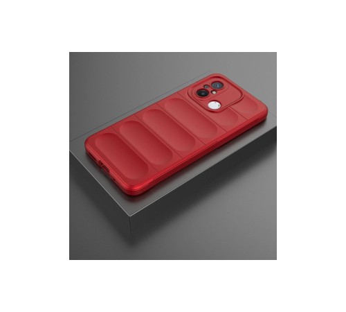 Xiaomi Redmi 12C Kılıf Optimum Silikon - Kırmızı Xiaomi Redmi 12C Kılıf Optimum Silikon - Kırmızı