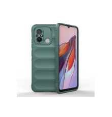 Xiaomi Redmi 12C Kılıf Optimum Silikon - Koyu Yeşil