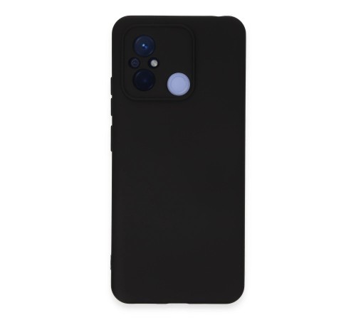 Xiaomi Redmi 12C Kılıf Nano içi Kadife Silikon - Siyah Xiaomi Redmi 12C Kılıf Nano içi Kadife Silikon - Siyah