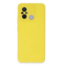 Xiaomi Redmi 12C Kılıf Nano içi Kadife Silikon - Sarı
