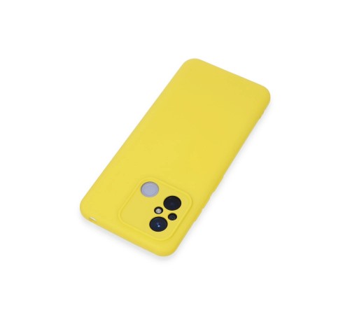 Xiaomi Redmi 12C Kılıf Nano içi Kadife Silikon - Sarı Xiaomi Redmi 12C Kılıf Nano içi Kadife Silikon - Sarı