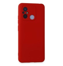 Xiaomi Redmi 12C Kılıf Nano içi Kadife Silikon - Kırmızı