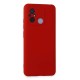 Xiaomi Redmi 12C Kılıf Nano içi Kadife Silikon - Kırmızı