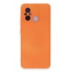 Xiaomi Redmi 12C Kılıf Nano içi Kadife Silikon - Turuncu
