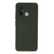 Xiaomi Redmi 12C Kılıf Nano içi Kadife Silikon - Koyu Yeşil