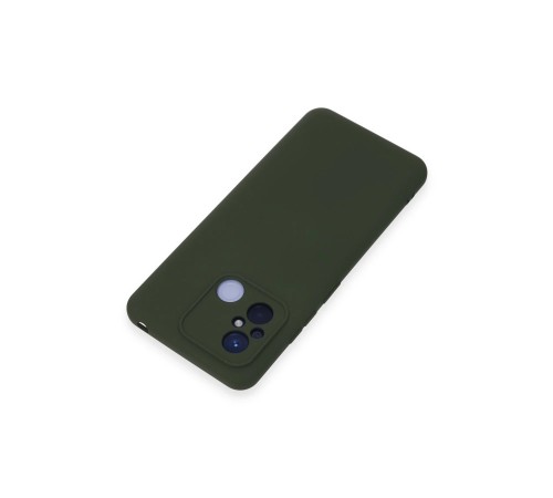 Xiaomi Redmi 12C Kılıf Nano içi Kadife Silikon - Koyu Yeşil Xiaomi Redmi 12C Kılıf Nano içi Kadife Silikon - Koyu Yeşil