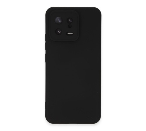 Xiaomi Mi 13 Kılıf Nano içi Kadife Silikon - Siyah Xiaomi Mi 13 Kılıf Nano içi Kadife Silikon - Siyah