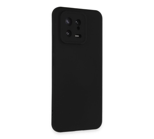 Xiaomi Mi 13 Kılıf Nano içi Kadife Silikon - Siyah Xiaomi Mi 13 Kılıf Nano içi Kadife Silikon - Siyah