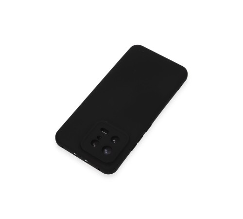 Xiaomi Mi 13 Kılıf Nano içi Kadife Silikon - Siyah Xiaomi Mi 13 Kılıf Nano içi Kadife Silikon - Siyah