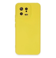 Xiaomi Mi 13 Kılıf Nano içi Kadife Silikon - Sarı