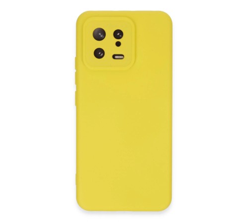 Xiaomi Mi 13 Kılıf Nano içi Kadife Silikon - Sarı