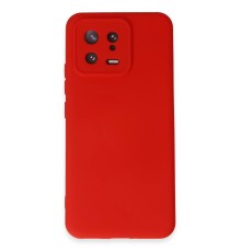 Xiaomi Mi 13 Kılıf Nano içi Kadife Silikon - Kırmızı