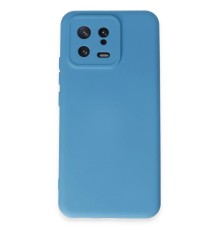 Xiaomi Mi 13 Kılıf Nano içi Kadife Silikon - Mavi