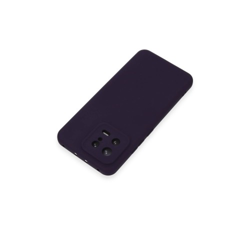 Xiaomi Mi 13 Kılıf Nano içi Kadife Silikon - Mor Xiaomi Mi 13 Kılıf Nano içi Kadife Silikon - Mor