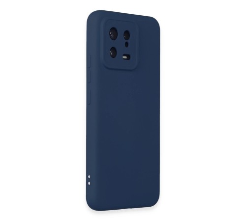 Xiaomi Mi 13 Kılıf Nano içi Kadife Silikon - Lacivert Xiaomi Mi 13 Kılıf Nano içi Kadife Silikon - Lacivert