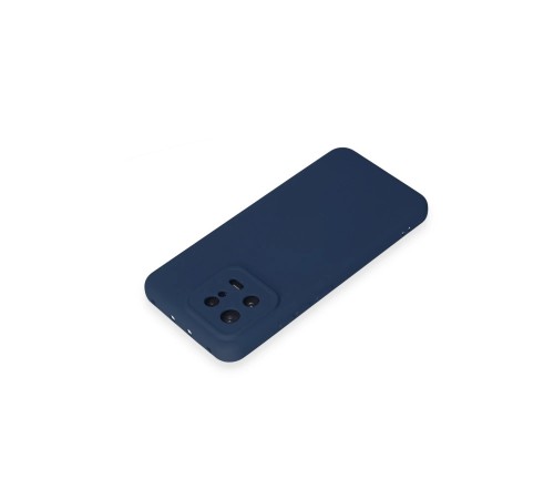Xiaomi Mi 13 Kılıf Nano içi Kadife Silikon - Lacivert Xiaomi Mi 13 Kılıf Nano içi Kadife Silikon - Lacivert