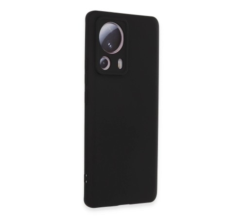 Xiaomi Mi 13 Lite Kılıf Nano içi Kadife Silikon - Siyah Xiaomi Mi 13 Lite Kılıf Nano içi Kadife Silikon - Siyah