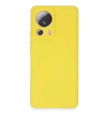 Xiaomi Mi 13 Lite Kılıf Nano içi Kadife Silikon - Sarı