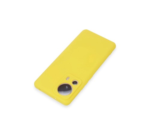 Xiaomi Mi 13 Lite Kılıf Nano içi Kadife Silikon - Sarı Xiaomi Mi 13 Lite Kılıf Nano içi Kadife Silikon - Sarı
