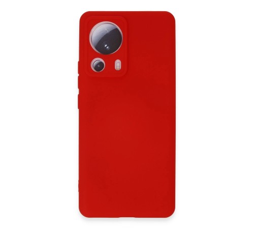 Xiaomi Mi 13 Lite Kılıf Nano içi Kadife Silikon - Kırmızı Xiaomi Mi 13 Lite Kılıf Nano içi Kadife Silikon - Kırmızı
