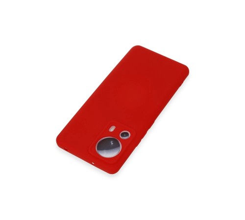 Xiaomi Mi 13 Lite Kılıf Nano içi Kadife Silikon - Kırmızı Xiaomi Mi 13 Lite Kılıf Nano içi Kadife Silikon - Kırmızı