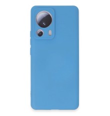 Xiaomi Mi 13 Lite Kılıf Nano içi Kadife Silikon - Mavi