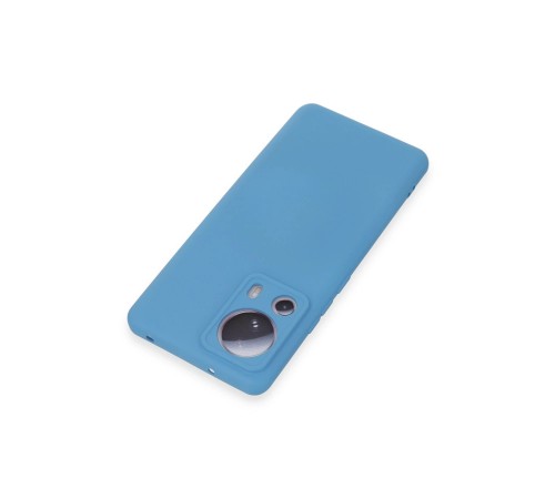 Xiaomi Mi 13 Lite Kılıf Nano içi Kadife Silikon - Mavi Xiaomi Mi 13 Lite Kılıf Nano içi Kadife Silikon - Mavi
