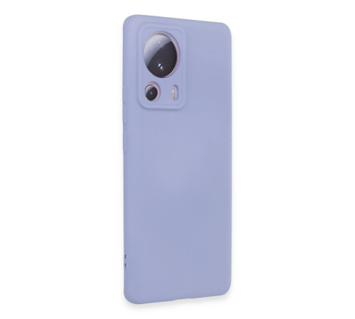Xiaomi Mi 13 Lite Kılıf Nano içi Kadife Silikon - Lila Xiaomi Mi 13 Lite Kılıf Nano içi Kadife Silikon - Lila