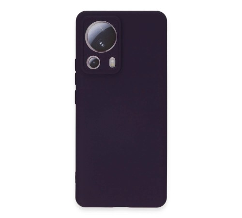 Xiaomi Mi 13 Lite Kılıf Nano içi Kadife Silikon - Mor Xiaomi Mi 13 Lite Kılıf Nano içi Kadife Silikon - Mor
