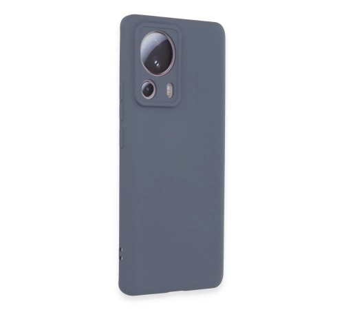 Xiaomi Mi 13 Lite Kılıf Nano içi Kadife Silikon - Gri Xiaomi Mi 13 Lite Kılıf Nano içi Kadife Silikon - Gri