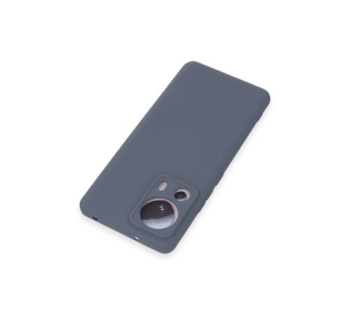 Xiaomi Mi 13 Lite Kılıf Nano içi Kadife Silikon - Gri Xiaomi Mi 13 Lite Kılıf Nano içi Kadife Silikon - Gri