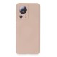 Xiaomi Mi 13 Lite Kılıf Nano içi Kadife Silikon - Pudra