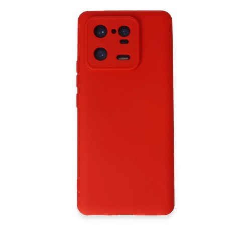 Xiaomi Mi 13 Pro Kılıf Nano içi Kadife Silikon - Kırmızı Xiaomi Mi 13 Pro Kılıf Nano içi Kadife Silikon - Kırmızı