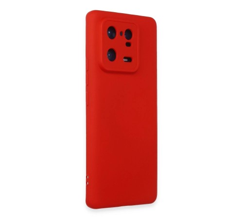 Xiaomi Mi 13 Pro Kılıf Nano içi Kadife Silikon - Kırmızı Xiaomi Mi 13 Pro Kılıf Nano içi Kadife Silikon - Kırmızı