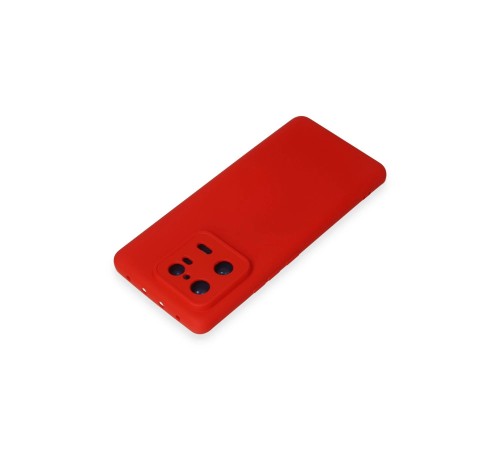 Xiaomi Mi 13 Pro Kılıf Nano içi Kadife Silikon - Kırmızı Xiaomi Mi 13 Pro Kılıf Nano içi Kadife Silikon - Kırmızı