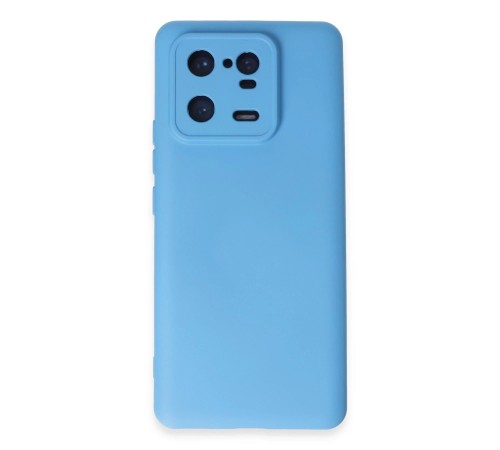 Xiaomi Mi 13 Pro Kılıf Nano içi Kadife Silikon - Mavi Xiaomi Mi 13 Pro Kılıf Nano içi Kadife Silikon - Mavi
