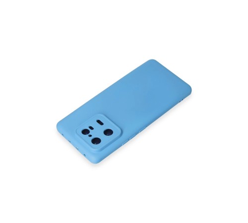 Xiaomi Mi 13 Pro Kılıf Nano içi Kadife Silikon - Mavi Xiaomi Mi 13 Pro Kılıf Nano içi Kadife Silikon - Mavi
