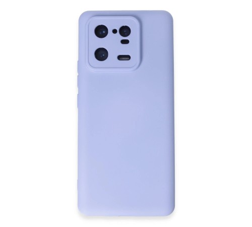 Xiaomi Mi 13 Pro Kılıf Nano içi Kadife Silikon - Lila Xiaomi Mi 13 Pro Kılıf Nano içi Kadife Silikon - Lila