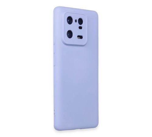 Xiaomi Mi 13 Pro Kılıf Nano içi Kadife Silikon - Lila Xiaomi Mi 13 Pro Kılıf Nano içi Kadife Silikon - Lila