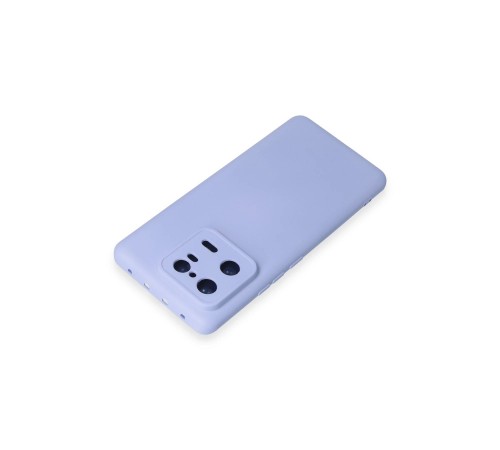 Xiaomi Mi 13 Pro Kılıf Nano içi Kadife Silikon - Lila Xiaomi Mi 13 Pro Kılıf Nano içi Kadife Silikon - Lila