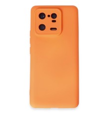 Xiaomi Mi 13 Pro Kılıf Nano içi Kadife Silikon - Turuncu