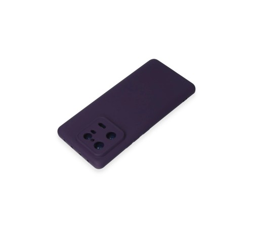 Xiaomi Mi 13 Pro Kılıf Nano içi Kadife Silikon - Mor Xiaomi Mi 13 Pro Kılıf Nano içi Kadife Silikon - Mor