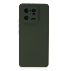 Xiaomi Mi 13 Pro Kılıf Nano içi Kadife Silikon - Koyu Yeşil