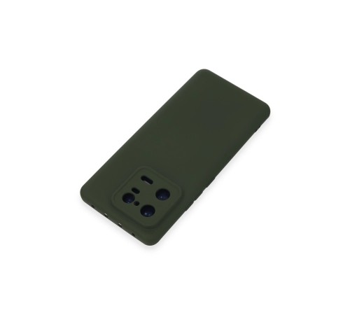 Xiaomi Mi 13 Pro Kılıf Nano içi Kadife Silikon - Koyu Yeşil Xiaomi Mi 13 Pro Kılıf Nano içi Kadife Silikon - Koyu Yeşil