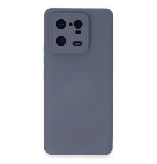 Xiaomi Mi 13 Pro Kılıf Nano içi Kadife Silikon - Gri
