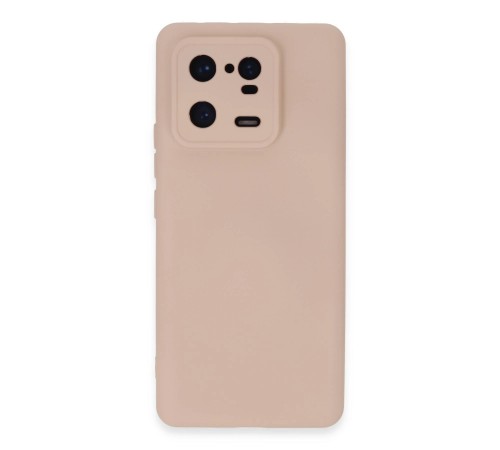 Xiaomi Mi 13 Pro Kılıf Nano içi Kadife Silikon - Pudra Xiaomi Mi 13 Pro Kılıf Nano içi Kadife Silikon - Pudra