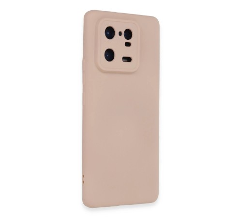 Xiaomi Mi 13 Pro Kılıf Nano içi Kadife Silikon - Pudra Xiaomi Mi 13 Pro Kılıf Nano içi Kadife Silikon - Pudra
