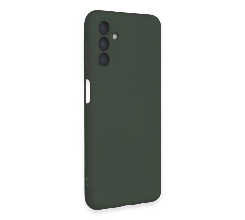 Samsung Galaxy A24 4G Kılıf Nano içi Kadife Silikon - Koyu Yeşil