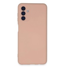 Samsung Galaxy A24 4G Kılıf Nano içi Kadife Silikon - Pudra
